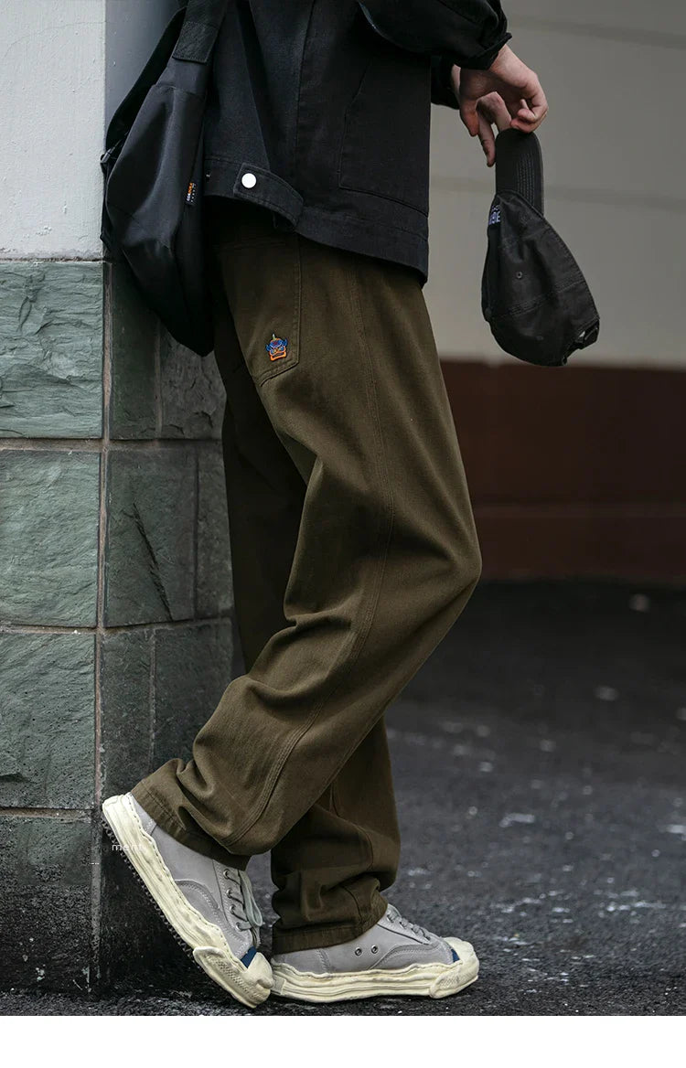 Casual Straight-Leg Trousers