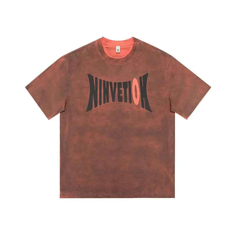 Streetwear Urban Hip Hop Print Loose T-Shirt