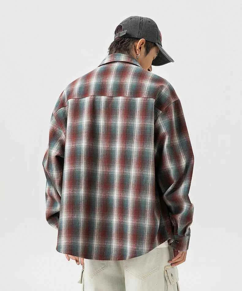 Versatile Plaid Casual Long Sleeve Shirt