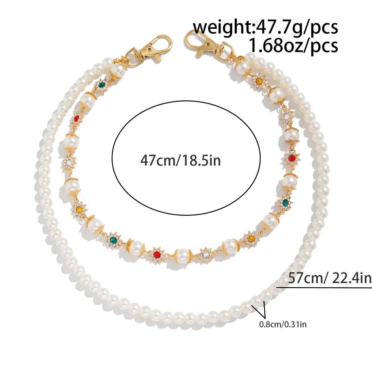 Bohemian Pearl Rhinestone Exquisite Waist Chain