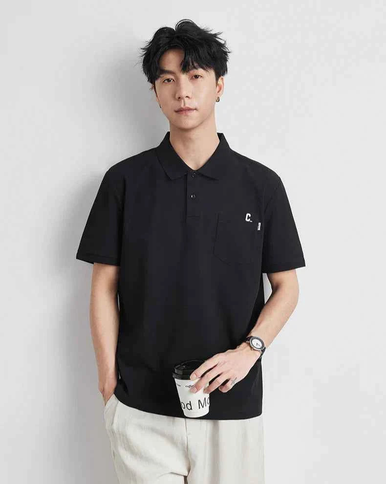 Men's Casual Breathable Luxury Polo for Summer T-Shirt