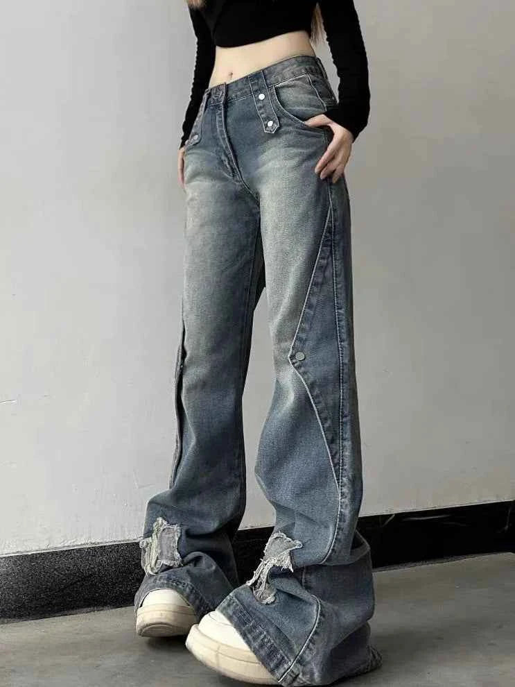 Cool High Waist Wide Leg Jeans