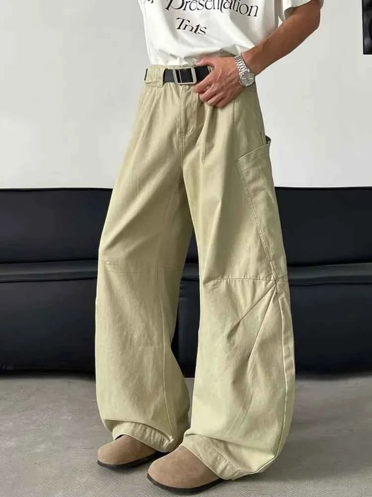 Everyday Denim Pleated Retro Denim Cargo Jeans
