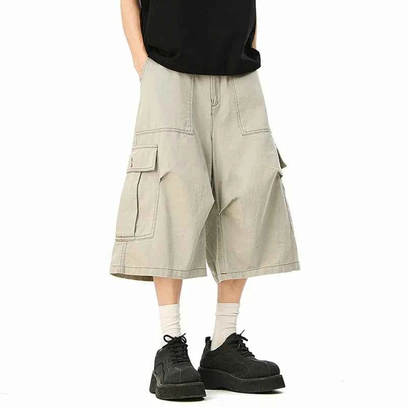 Cloud-Soft Korean Style Casual Cargo Short
