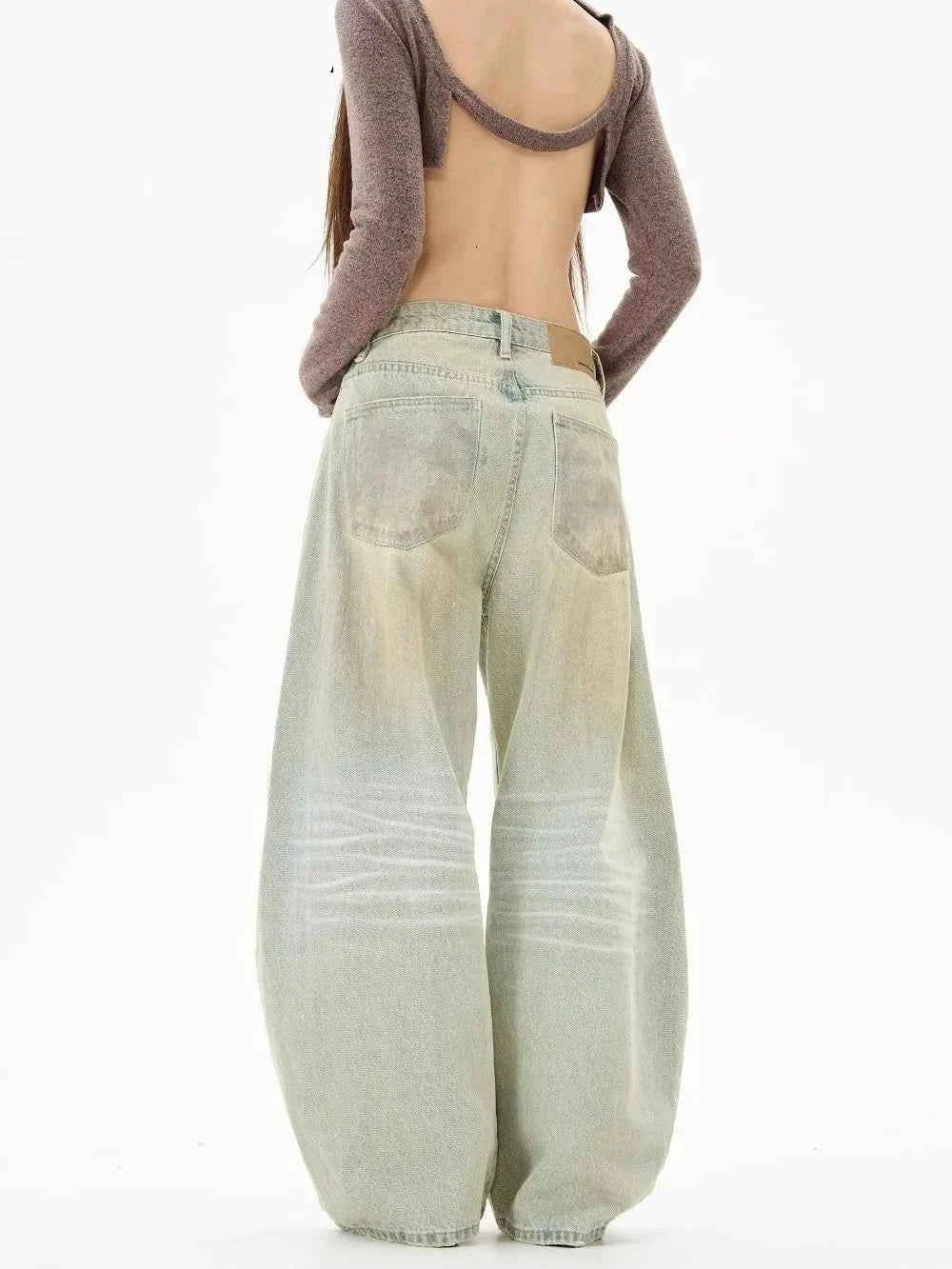 Vintage Retro Distressed Wasteland Machete Jeans