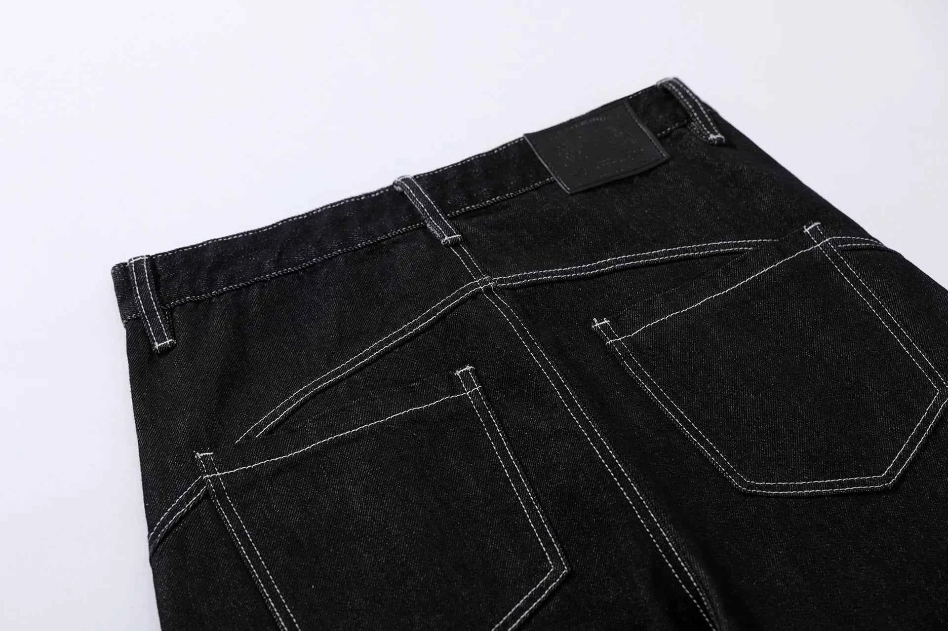 Y2K High Waist Buttoned Boot Cut Denim Jeans