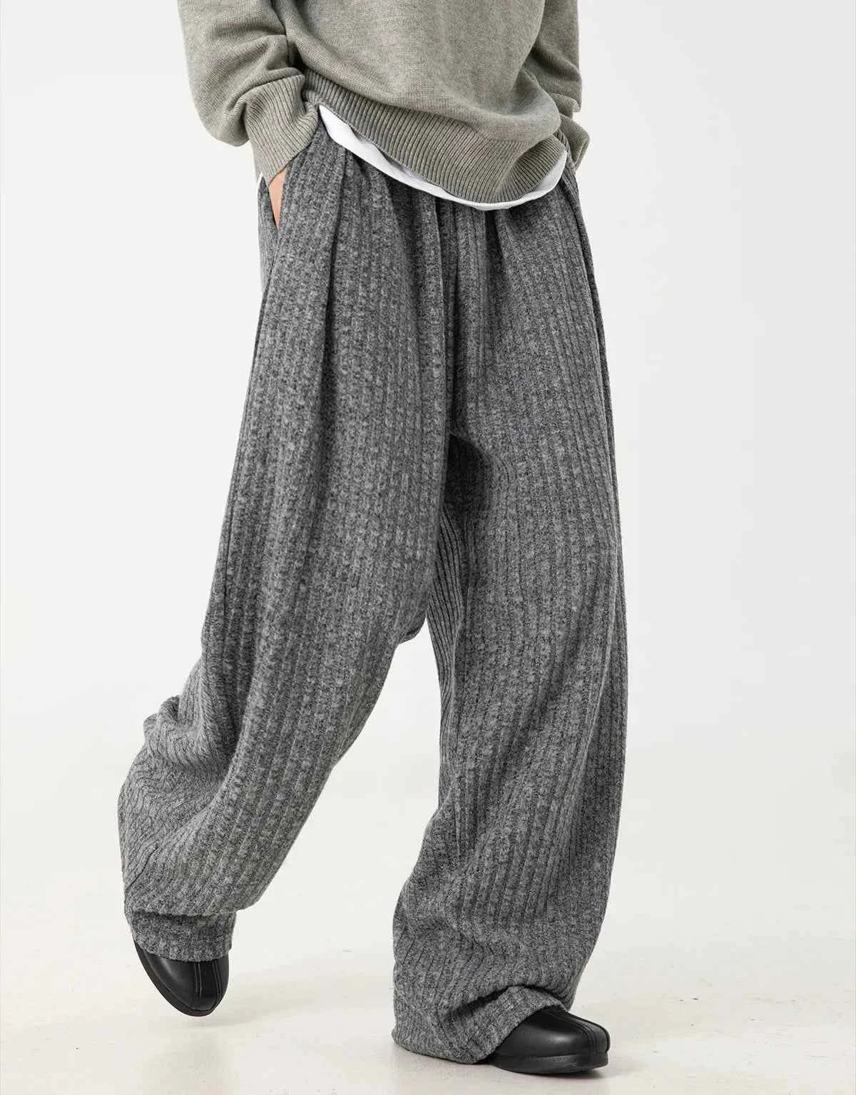 Japanese Pleated Heavyweight Loose Sweatpants