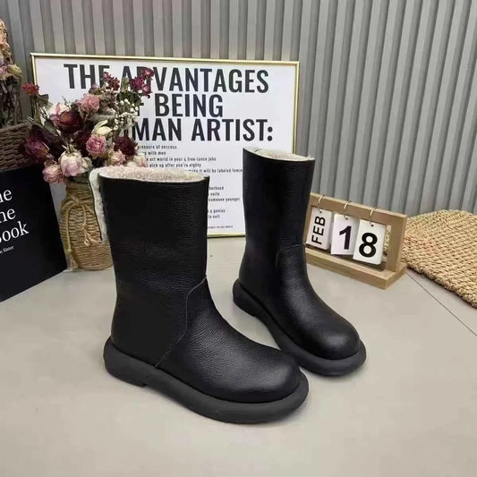 Plush Winter Casual Ankle Fur Boot