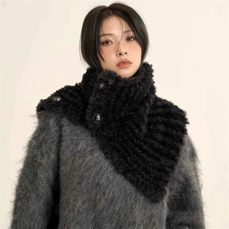 Winter Button for Advanced Furry Scarf
