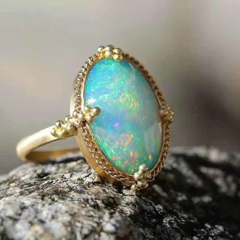 Classic Elegant Multicolour Stone Ring