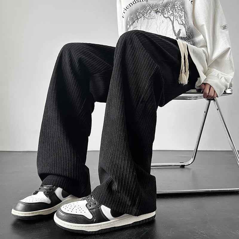 Stylish Cozy Thick Wide Leg Winter Sweatpants