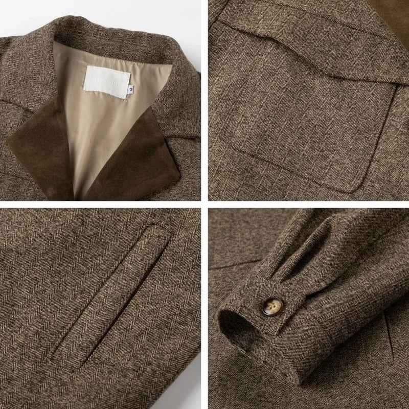 Women Oversize Elegant Cropped Trench Jacket