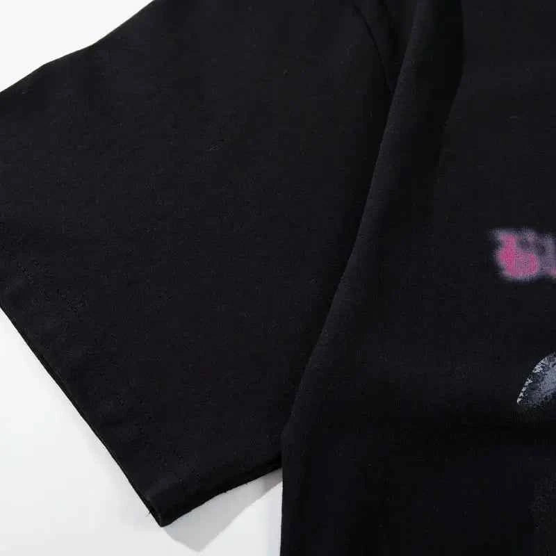 Effortless Streetwear Graphic Hip Hop Casual T-Shirt