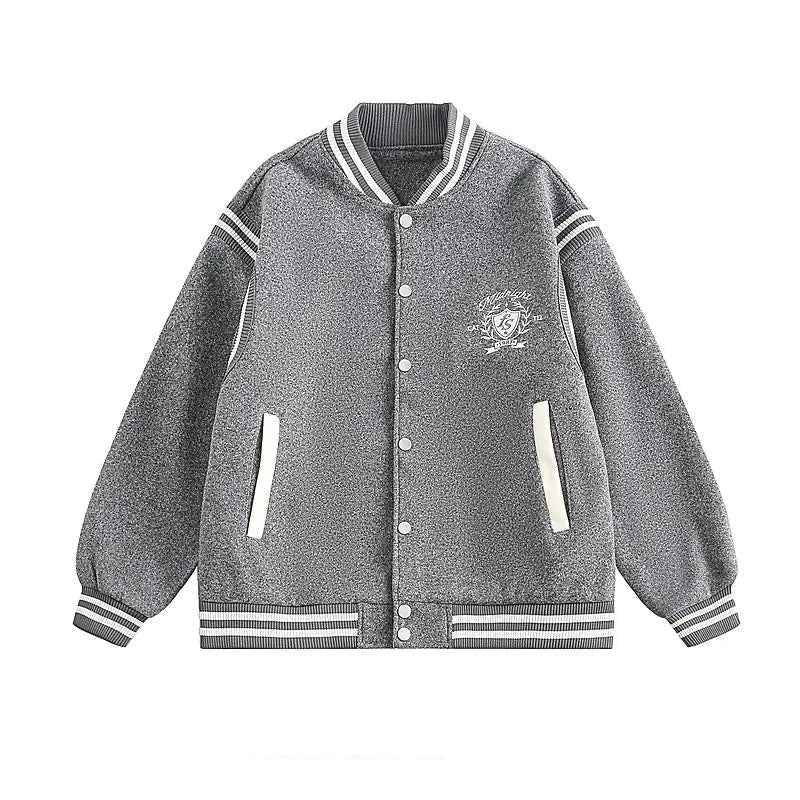Autumn Cool Embroidered Vintage Baseball Jacket