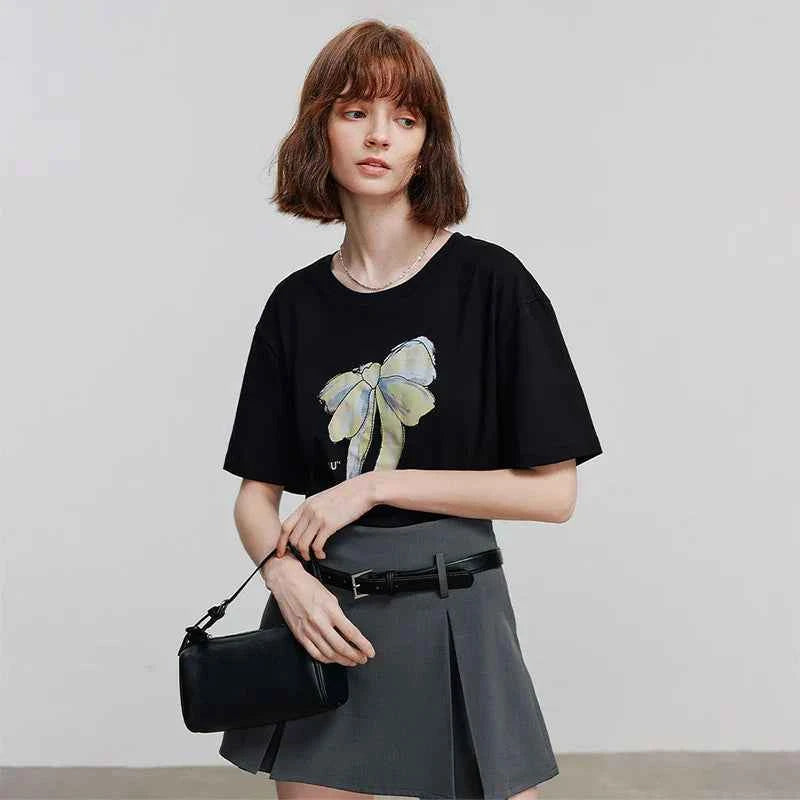 Women Comfort Stylish Short Sleeve Casual T-Shirt