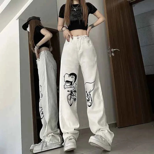 Cozy Cool Gradient High Waist Denim Jeans