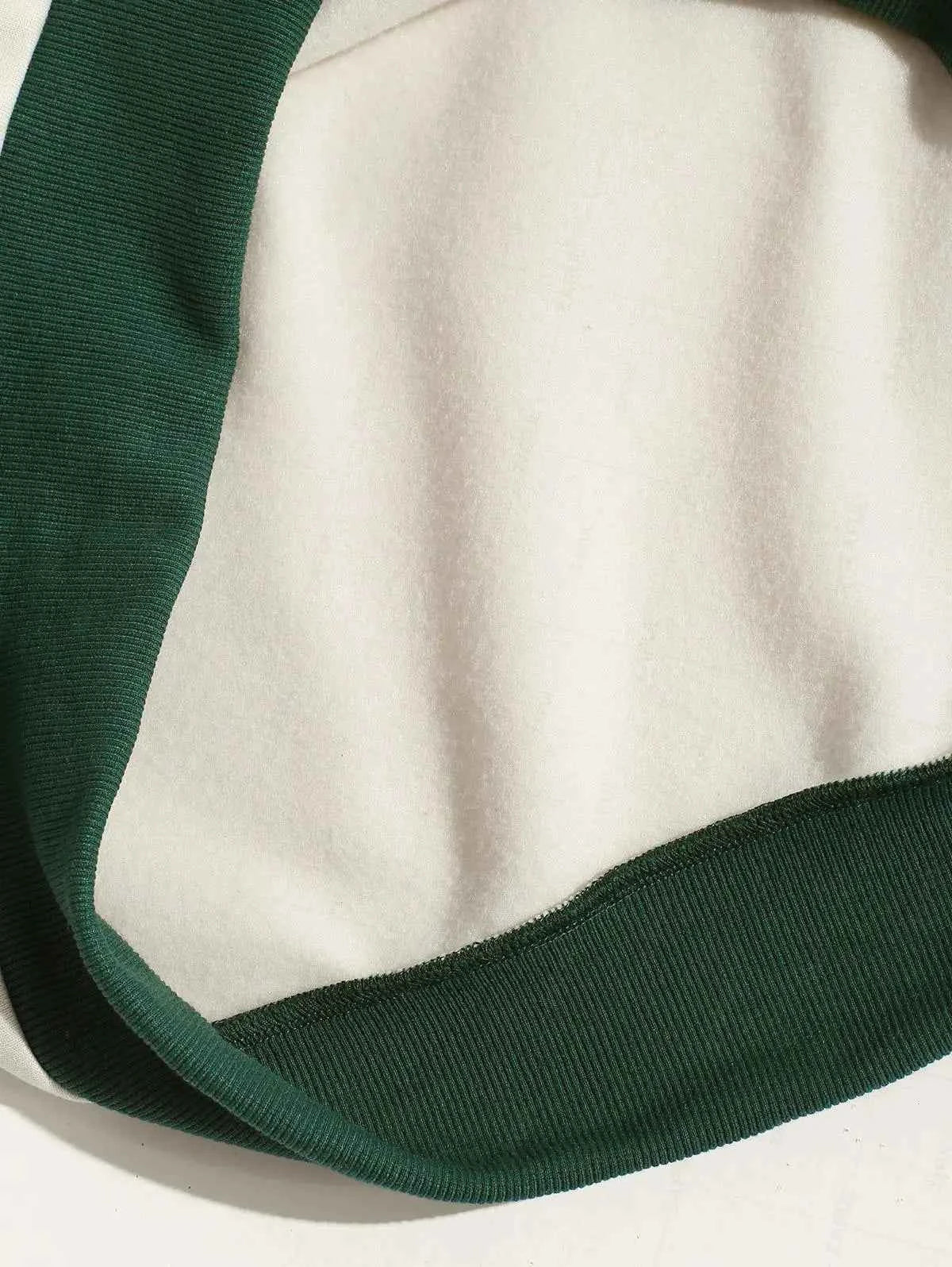 Cozy Letter Pattern Fleece Lined Hoodie