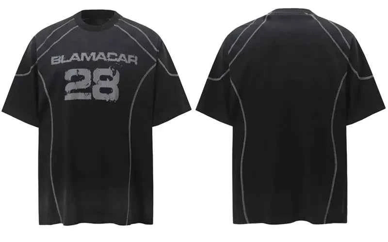 Gothic Grunge Graphic Printed Urban Sport T-Shirt
