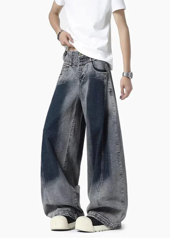 Vintage Streetwear High Waist Hip Hop Jeans - Luxuryurbanwear