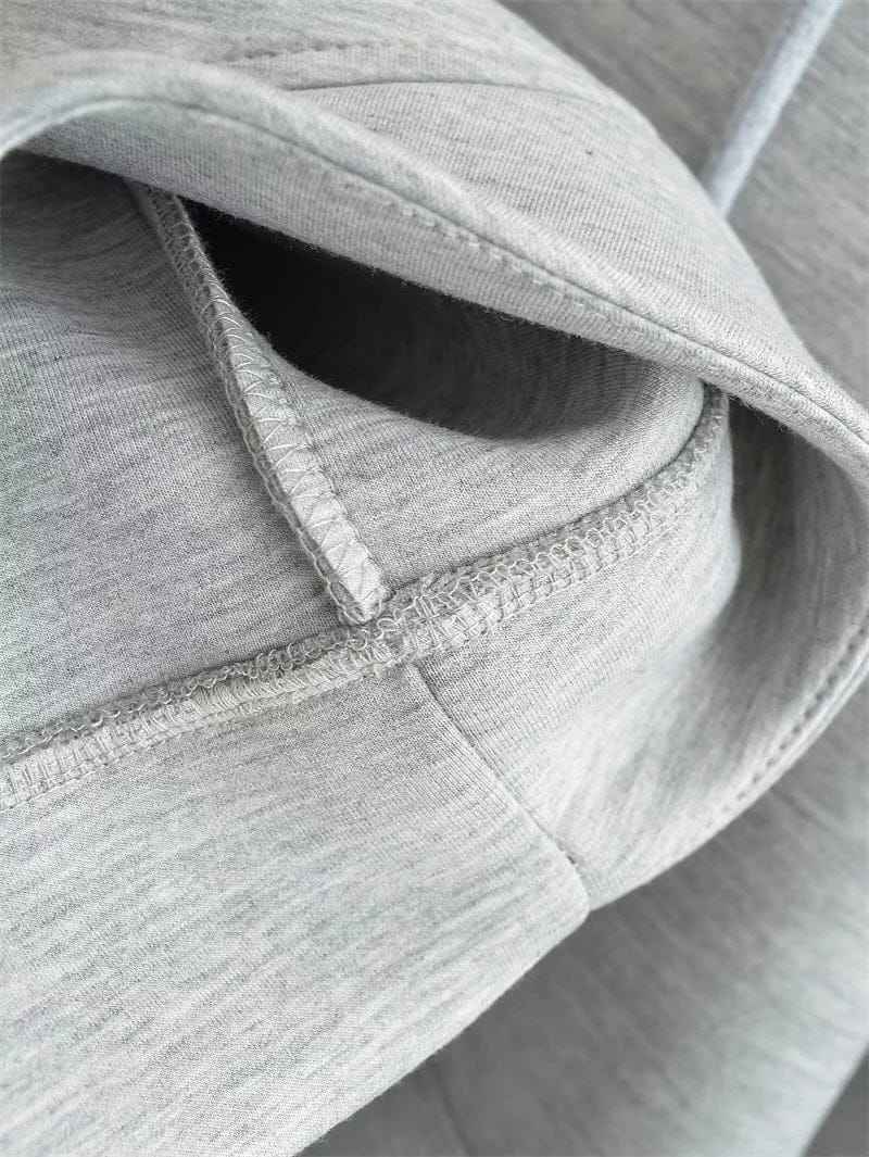 Zip Up Hoodie Thick Solid