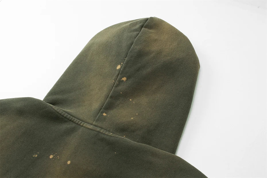 Iso Splash Abstract Oversized Pullover Hoodie