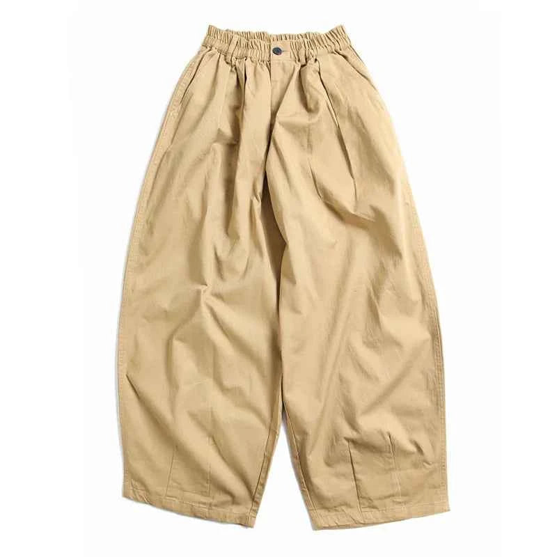 American Spring Casual Loose Wide Leg Pants