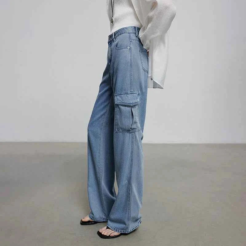 Stylish Wide Leg Summer Denim Jeans