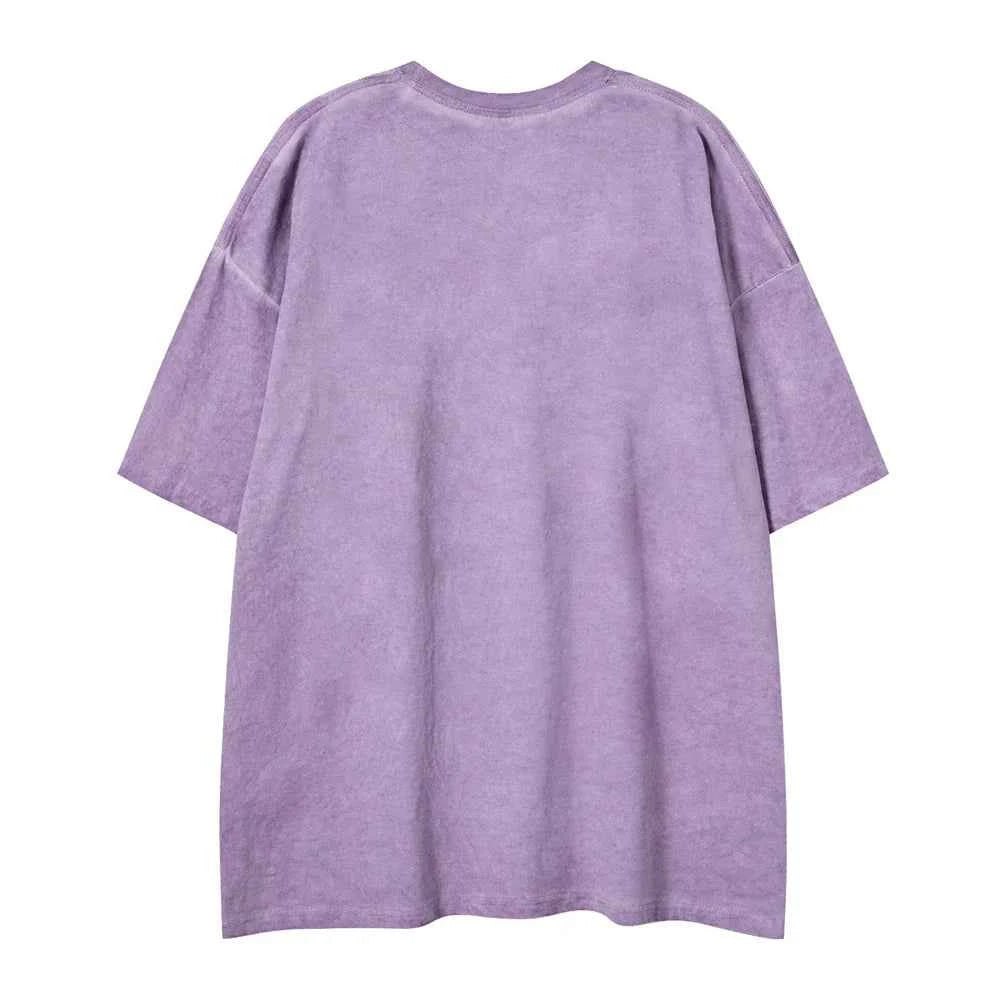 Women Graphic Cat Print Hip Hop Polyester T-Shirt