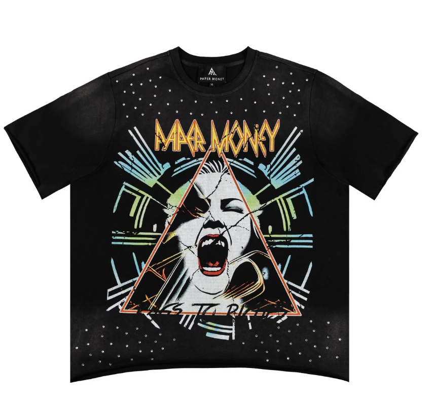 PAPER MONEY TShirt Kiss The Riches Graphic
