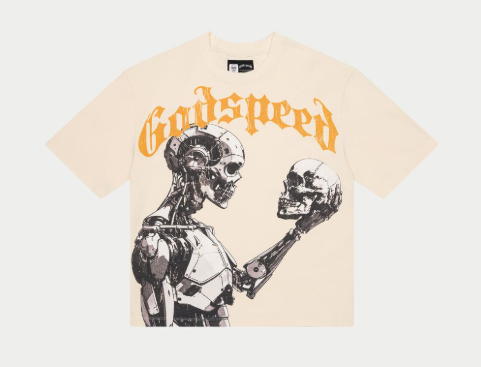 GODSPEED TShirt Robot Skull Graphic