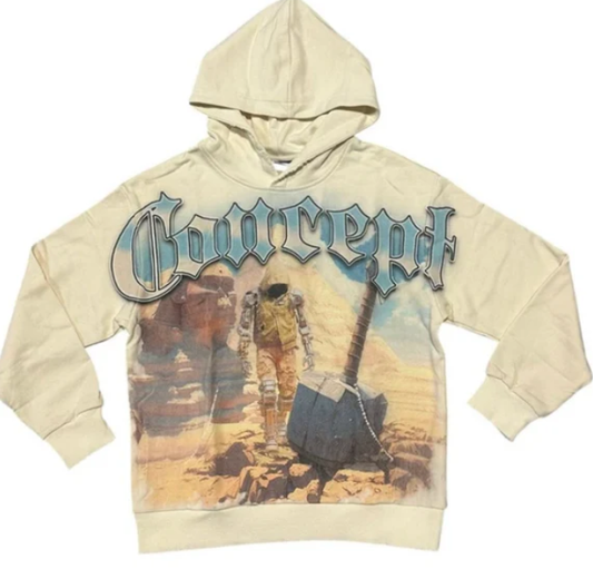 CONCEPT Hoodie Astronaut Hammer Graphic