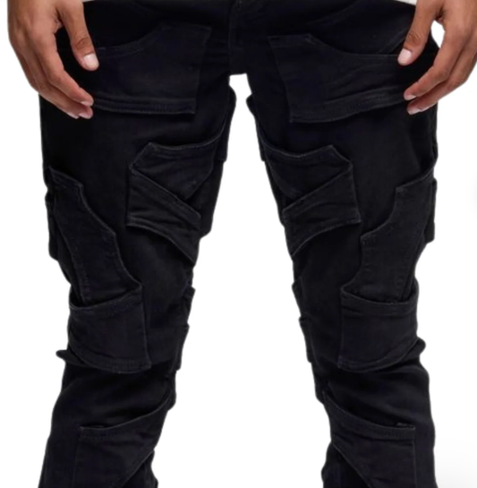 VALABASAS Jeans Stacked Utility Panel