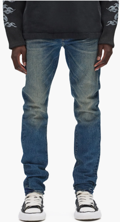 PURPLE Jeans Straight Fit Medium Wash