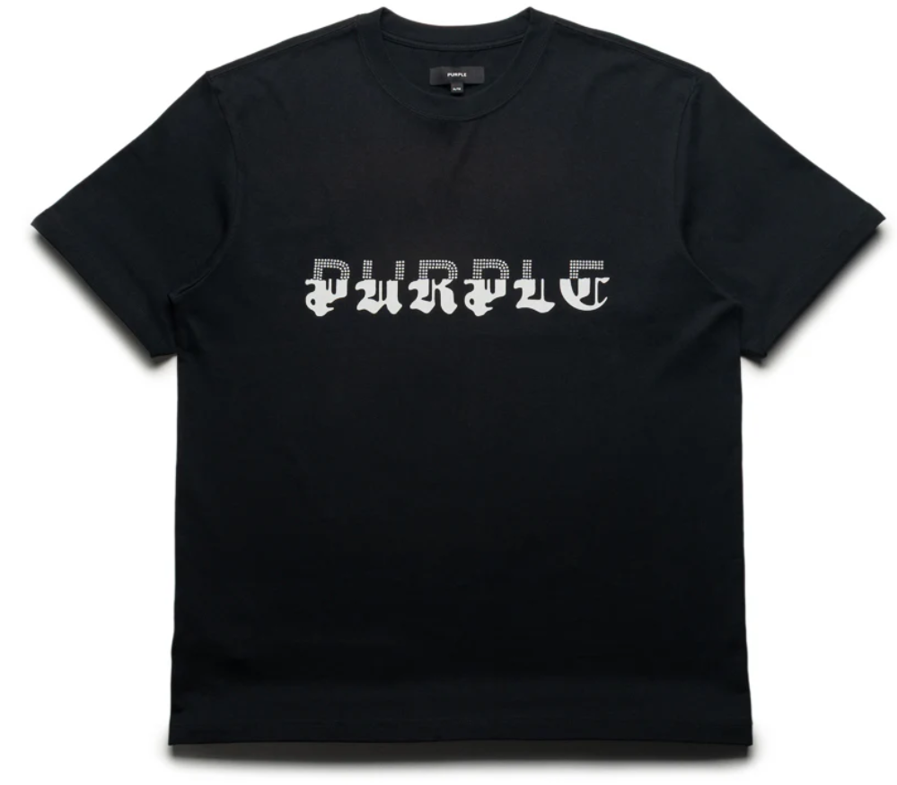 PURPLE TShirt Gothic Logo