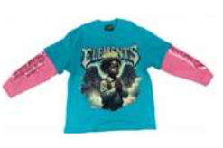 ELEMENT DRIPS Layered TShirt Angel Graphic