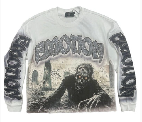 MIXED EMOTIONS Sweatshirt Skull Graphic