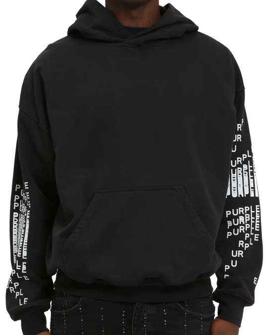 PURPLE Hoodie Sleeve Graphic