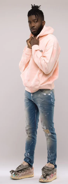 7TH HVN LONDON Jeans Paint Splatter Distressed
