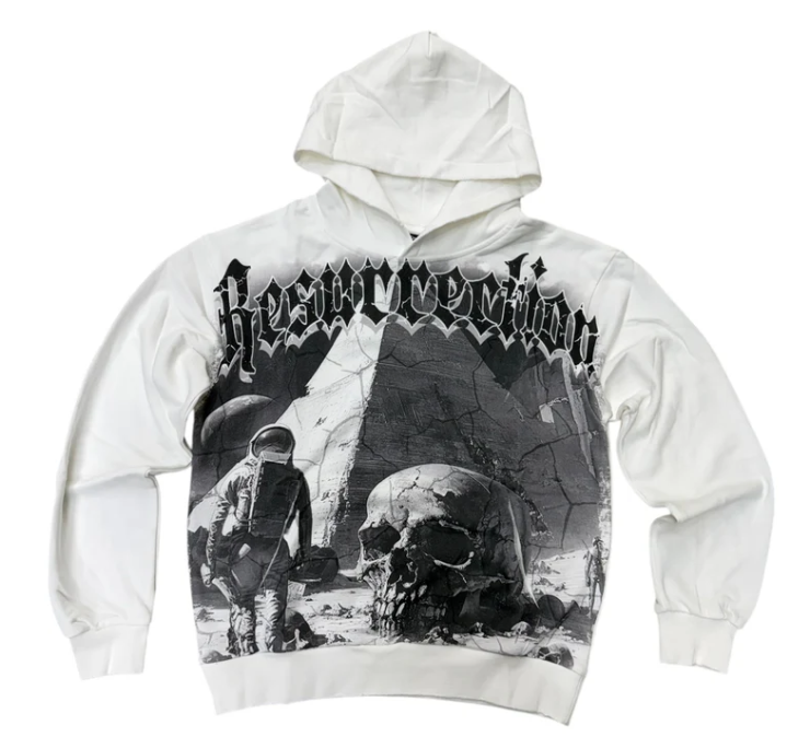 CONCEPT Hoodie Resurrection Skull Astronaut Graphic