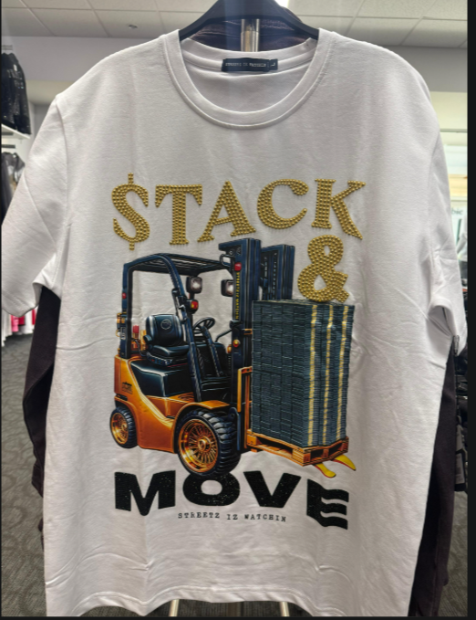 STREETZ IZ WATCHIN TShirt Stack Move Graphic