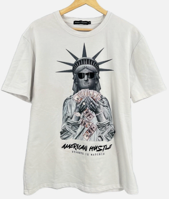 STREETZ IZ WATCHIN TShirt American Hustle Graphic