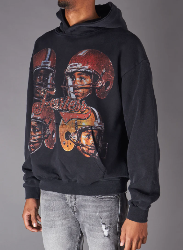 YOUNG SAINT Hoodie Vintage Football