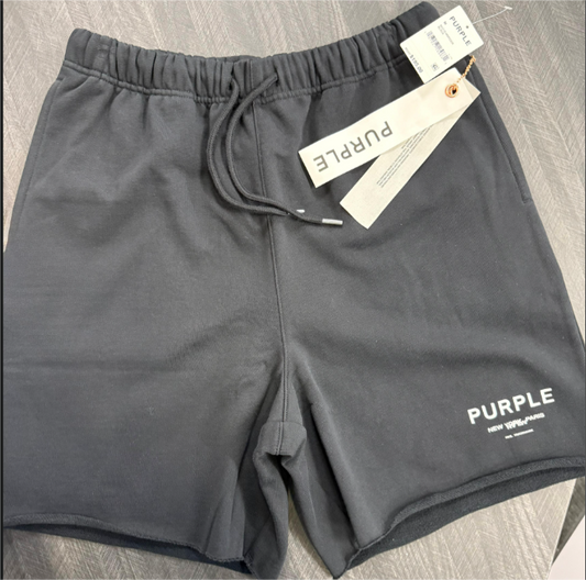 PURPLE Shorts Minimal Logo