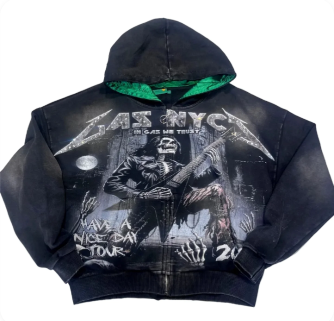 GAS Hoodie Heavy Graphic ZipUp