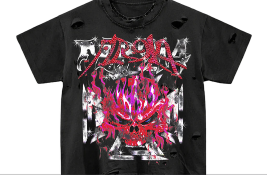 FLOOR-SCARLET SKULL SS TEE