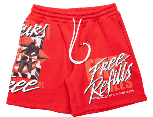 FREE REFILLS TEMTATION FLEECE SHORTS