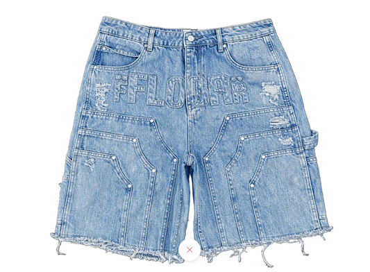 FLOOR- BLUE UNIFORM SHORTS V2