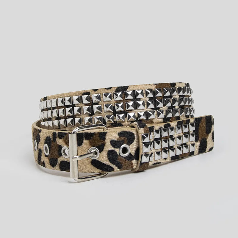 Punk Pink Fur Belt