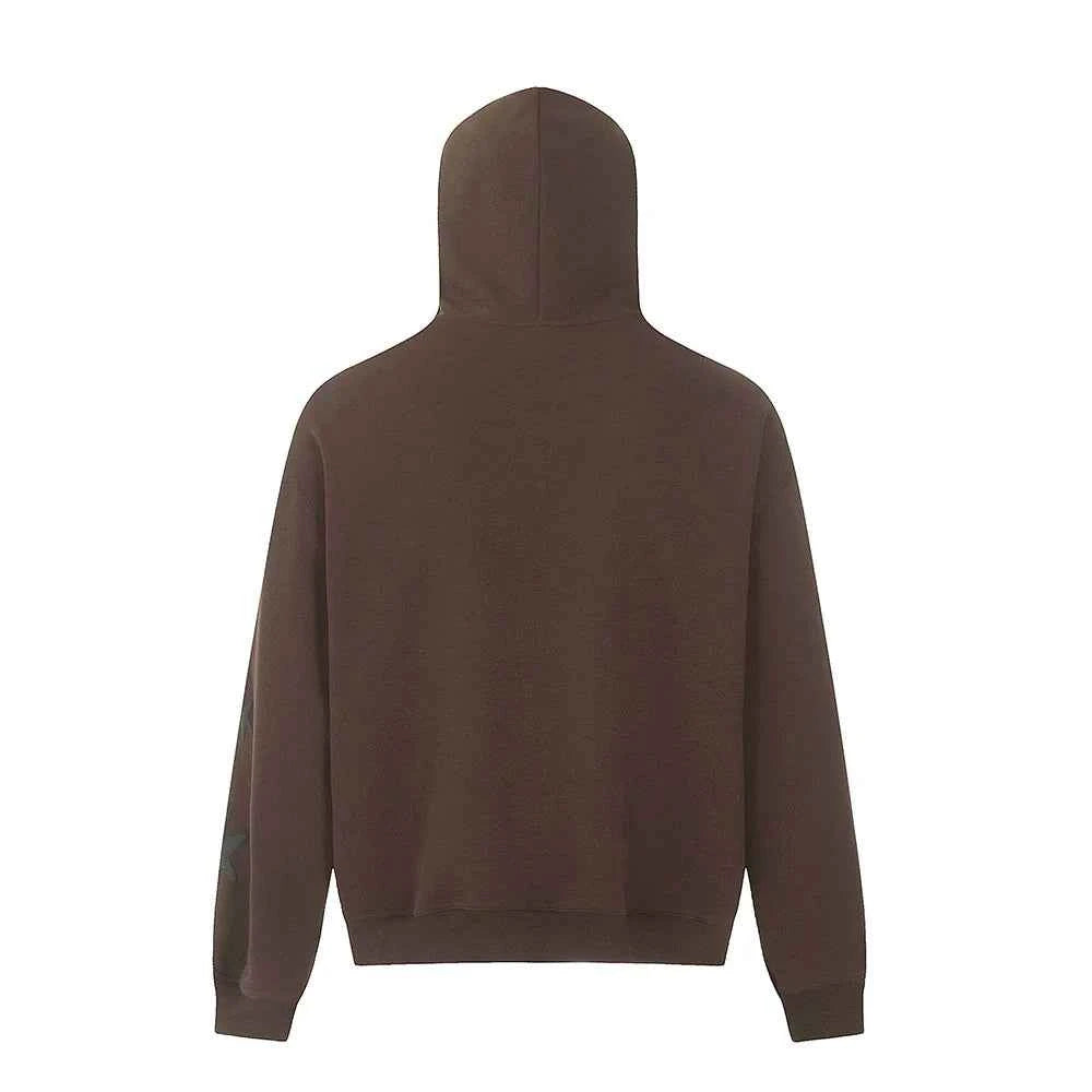 Streetwear Cozy Star Print Oversized Hooded Sweatshirt
