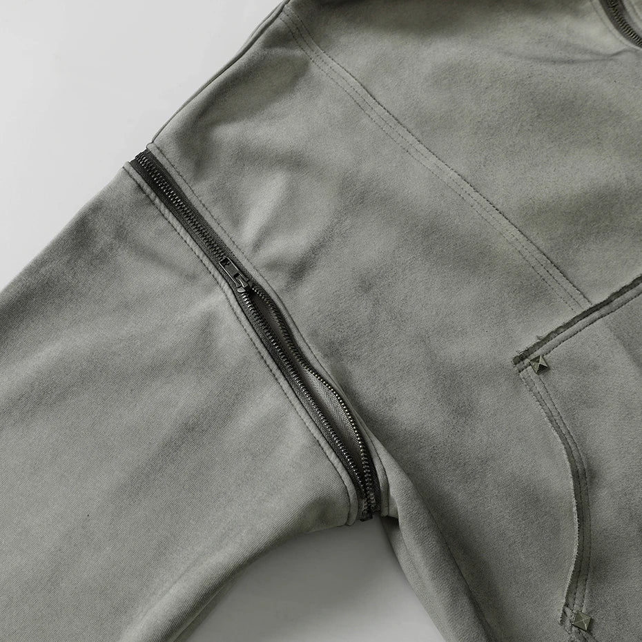 T2 Rivet Zipper Hoodie